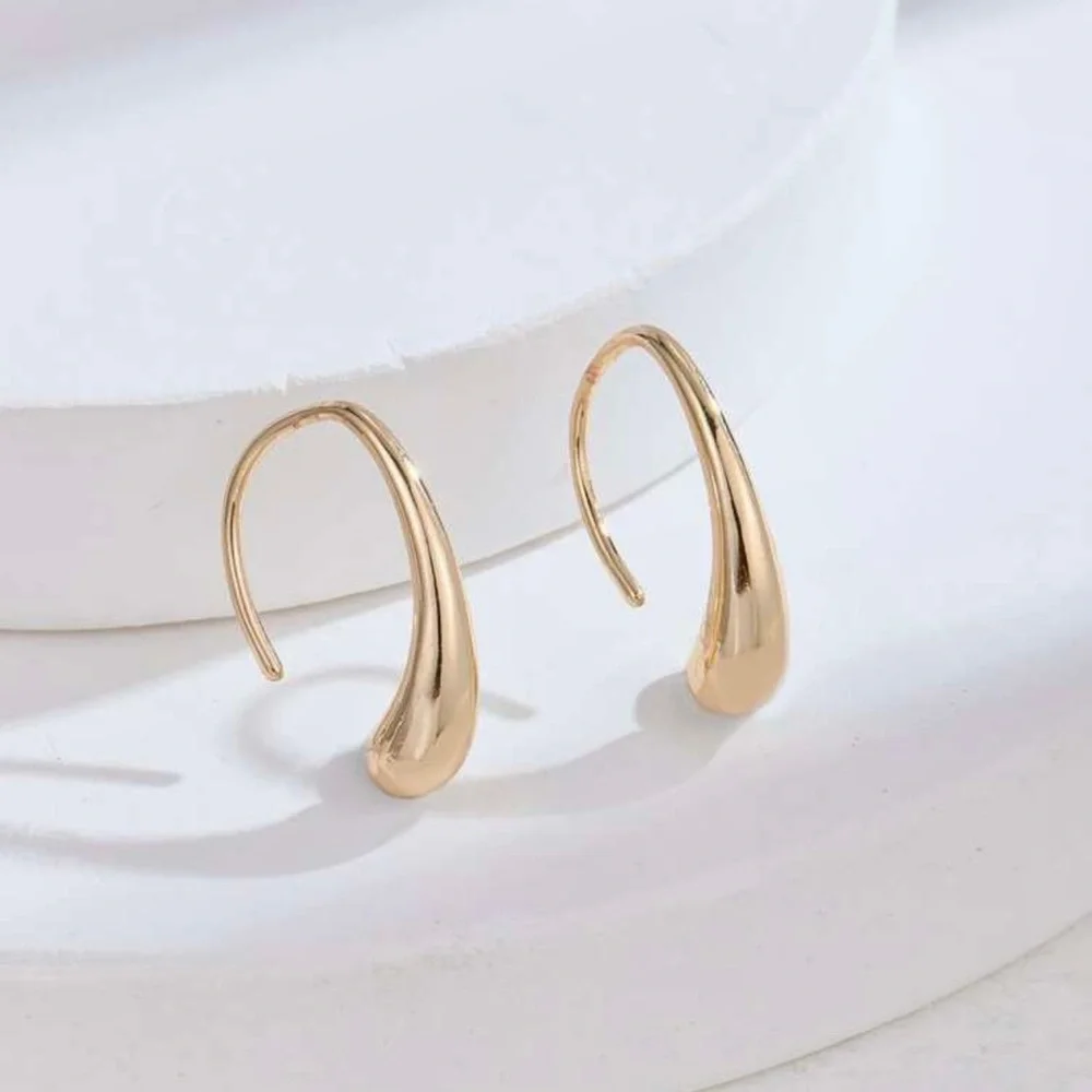 14k Gold plated earrings.NWOT - Picture 1 of 4